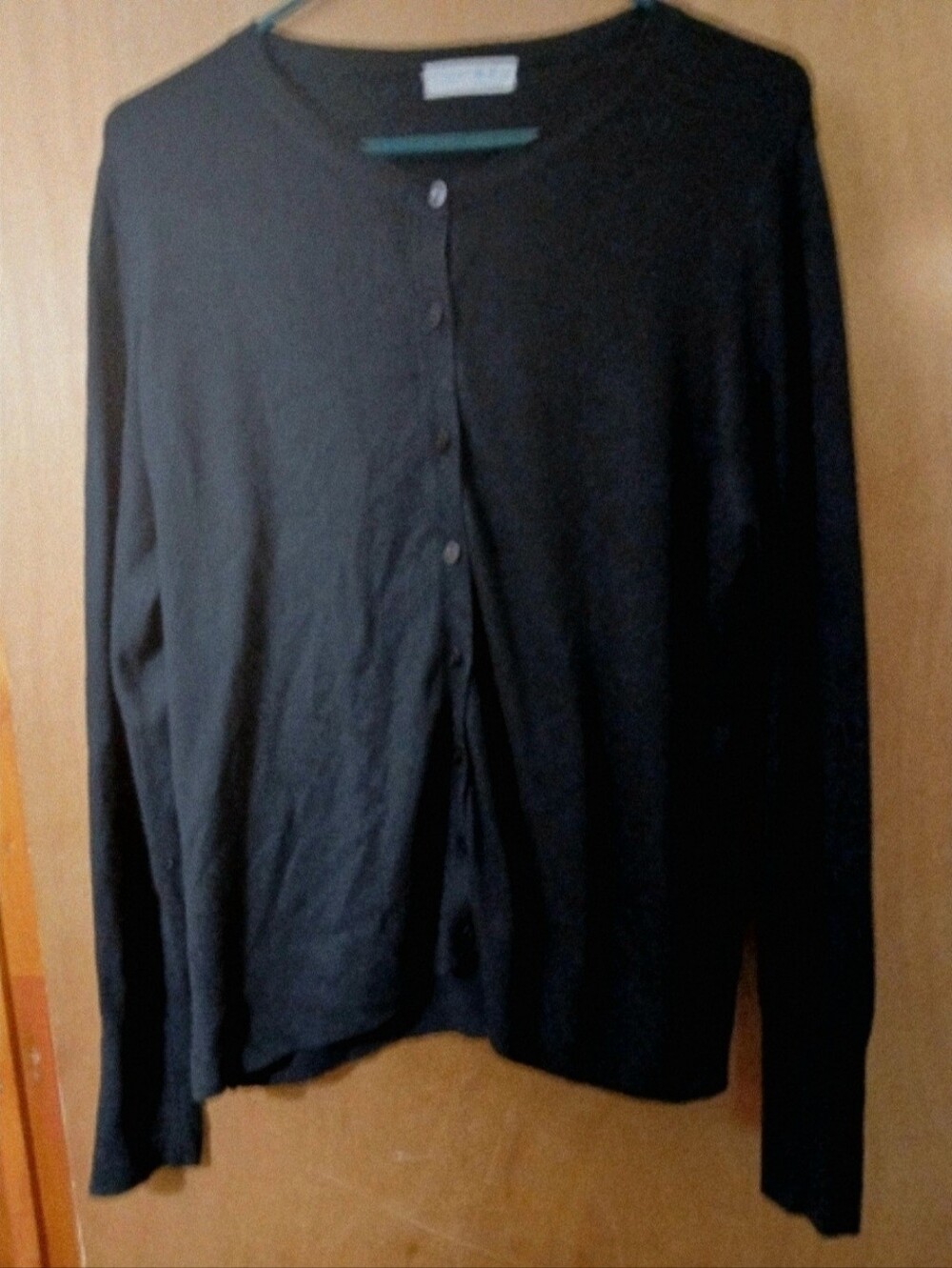 Primark Black Crewneck Cardigan XL